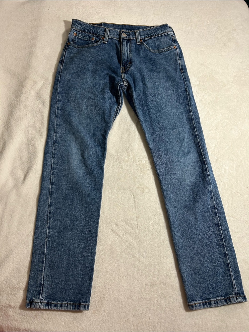 Wrangler Straight Men's Denim Jeans in Medium Blue